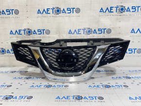 Grille grill Nissan Rogue 14-16 without camera without emblem