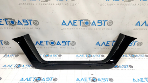 Front bumper molding upper Nissan Rogue 17- black