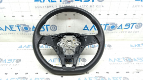 Naked steering wheel VW Jetta 19- rubber, black, butt