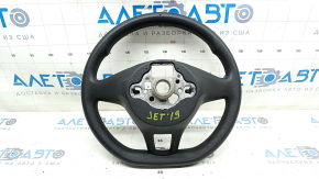 Naked steering wheel VW Jetta 19- rubber, black, butt