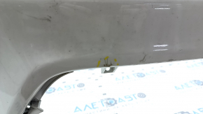 Front bumper bare upper part Jeep Compass 17-21 Trailhawk, white, bump, scratches, broken fasteners