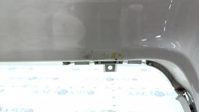 Front bumper bare upper part Jeep Compass 17-21 Trailhawk, white, bump, scratches, broken fasteners