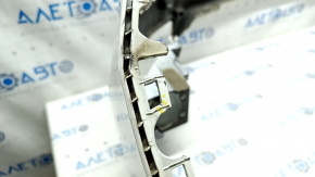 Front bumper bare upper part Jeep Compass 17-21 Trailhawk, white, bump, scratches, broken fasteners
