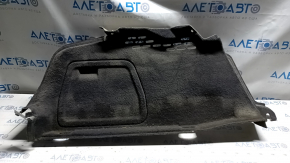Left arch trim Audi A4 B8 08-16 sedan, black, needs cleaning, torn fastening, broken fastening