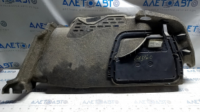 Left arch trim Audi A4 B8 08-16 sedan, black, needs cleaning, torn fastening, broken fastening