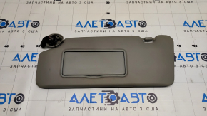 Left visor Acura ILX 13-15 gray, without hook, with backlight, dented