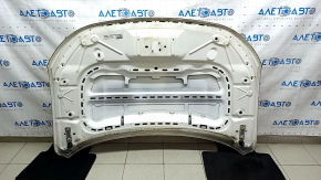 Hood bare Jeep Compass 17 - aluminum, white PW3, painted 0.2-0.3, bump