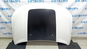 Hood bare Jeep Compass 17 - aluminum, white PW3, painted 0.2-0.3, bump