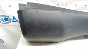 Right threshold Jeep Compass 17 - structure, scratches, broken fastening, dented fastening