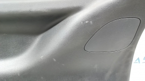 Lower tailgate trim Jeep Compass 17 - black, scratches, crack in fastening, plastic turned white