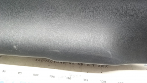 Lower tailgate trim Jeep Compass 17 - black, scratches, crack in fastening, plastic turned white