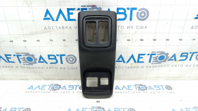 Center console trim rear Jeep Compass 17-21 black, without deflector
