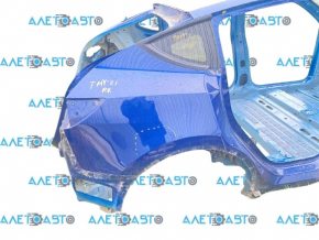 Quarter wing rear right Tesla Model Y 20- blue PPSB, dent, on the body