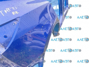 Quarter wing rear right Tesla Model Y 20- blue PPSB, dent, on the body