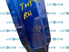 Body pillar center right Tesla Model Y 20- blue PPSB, on the body, iron panel, butt, on the body