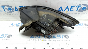Light outer wing left Jeep Compass 17-18 halogen, cracks on glass