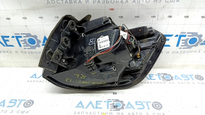 Light outer wing left Jeep Compass 17-18 halogen, cracks on glass