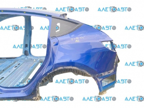 Quarter wing rear left Tesla Model Y 20- blue PPSB, on the body