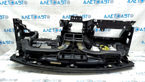 Torpedo front panel with AIRBAG Jeep Compass 17-21 black, Trailhawk