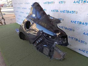 Quarter wing rear left Mazda 3 19- 4d black, on the body