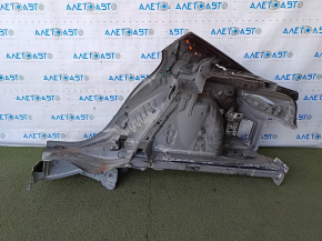 Quarter wing rear right Mazda 3 19- 4d black, on the body