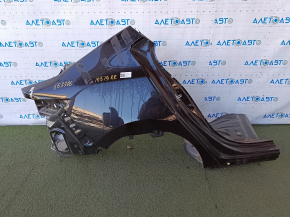 Quarter wing rear right Mazda 3 19- 4d black, on the body