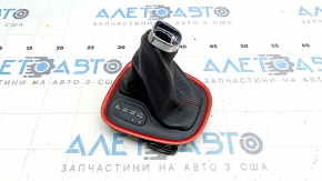 Jeep Compass Shifter Cover 17-21 Red Stitching & Bezel, Trailhawk, Scratches