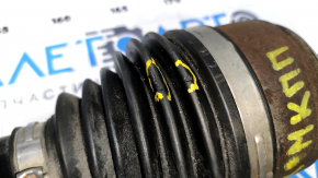 Drive axle shaft front right Honda Civic X FC 16-20 manual transmission without shaft, outer CV joint boot torn