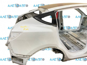 Quarter wing rear right Tesla Model Y 20- on body, white PPSW