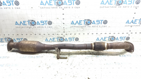 Intake pipe with catalytic converter Toyota Camry v40 2.4 replaceable corrugation, torn corrugation
