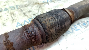 Intake pipe with catalytic converter Toyota Camry v40 2.4 replaceable corrugation, torn corrugation