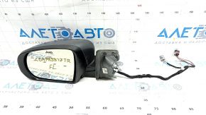 Side mirror left Jeep Compass 17- 5+4 pins, BSM, heated, turn signal, gray, Trailhawk, sand