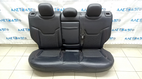Rear row of seats 2nd row Jeep Compass 17-21 combined black leather with red stitching, Trailhawk, for cleaning