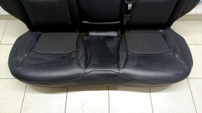 Rear row of seats 2nd row Jeep Compass 17-21 combined black leather with red stitching, Trailhawk, for cleaning
