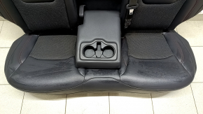Rear row of seats 2nd row Jeep Compass 17-21 combined black leather with red stitching, Trailhawk, for cleaning