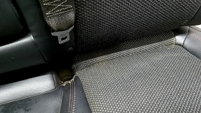 Rear row of seats 2nd row Jeep Compass 17-21 combined black leather with red stitching, Trailhawk, for cleaning