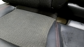 Rear row of seats 2nd row Jeep Compass 17-21 combined black leather with red stitching, Trailhawk, for cleaning