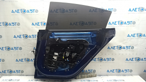 Door assembly rear right Tesla Model 3 21- blue PPSB, rubbed