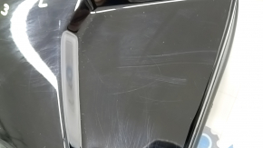 Door trim card front left Kia Niro 23- black, armrest cloth dark gray, insert black gloss, chrome molding, scratches