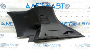Rear pillar trim right Infiniti QX30 17- under the tweeter, black, scratches, plastic turned white