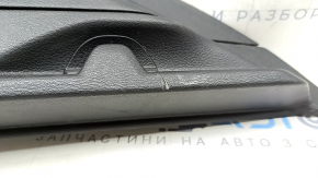Rear pillar trim right Infiniti QX30 17- under the tweeter, black, scratches, plastic turned white