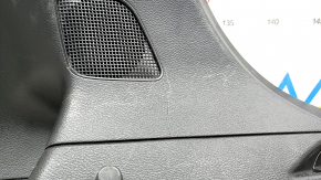 Rear pillar trim right Infiniti QX30 17- under the tweeter, black, scratches, plastic turned white