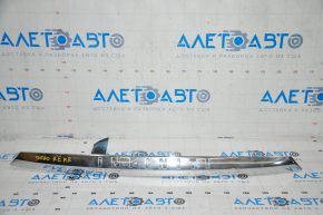 Upper trunk door molding Infiniti JX35 QX60 16-rest, chrome, scratches