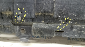 Front bumper protection Infiniti QX30 17 - cracks, breaks