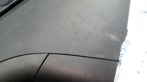 Central console armrest and cup holders Tesla Model 3 21- leather black, without wiring, scratch, broken fastening