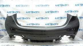 Bare rear bumper Infiniti QX30 17- base without parking sensors, graphite, scratches
