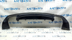 Infiniti QX30 17 rear bumper lip - gloss black, pressed
