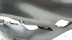 Bare front bumper Infiniti QX30 17- FWD without parking sensors, graphite, scratches, chips, made