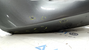 Bare front bumper Infiniti QX30 17- FWD without parking sensors, graphite, scratches, chips, made