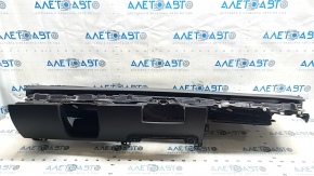 Torpedo front panel with AIRBAG Tesla Model 3 18- leather black, with speaker cover, with air ducts
